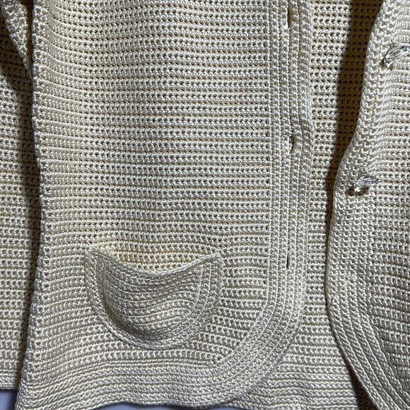 Vintage Talbots collection pure silk  with flower size M - Picture 7 of 16